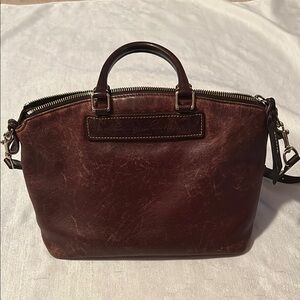 Dooney & Bourke Brown Leather Satchel
